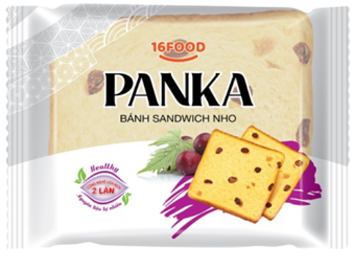 Bánh mì tươi Panka Sandwich Nho 100g