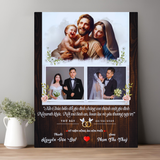  Quà kỷ niệm ngày cưới tranh gỗ tranh in UV cao cấp mừng kỷ niệm hôn nhân 