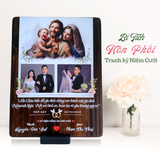  Quà kỷ niệm ngày cưới tranh gỗ tranh in UV cao cấp mừng kỷ niệm hôn nhân 