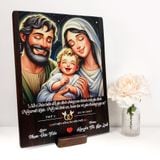  Tranh Gỗ Kỷ Niệm Hôn Phối Gia Đình Thánh Gia Ý Nghĩa 