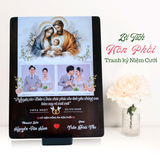  Quà kỷ niệm ngày cưới tranh gỗ kỷ niệm ngày cưới bạc, vàng sang trọng 