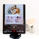  Quà kỷ niệm ngày cưới tranh gỗ kỷ niệm ngày cưới bạc, vàng sang trọng 