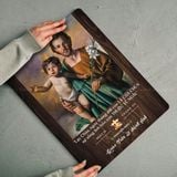  Tranh Kỷ Niệm Bổn Mạng Thánh Giuse – Tranh Gỗ Công Giáo Thiêng Liêng 