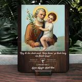  Tranh Kỷ Niệm Bổn Mạng Thánh Giuse – Tranh Gỗ Công Giáo Thiêng Liêng 