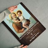  Tranh Kỷ Niệm Bổn Mạng Thánh Giuse – Tranh Gỗ Công Giáo Thiêng Liêng 