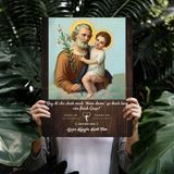  Tranh Kỷ Niệm Bổn Mạng Thánh Giuse – Tranh Gỗ Công Giáo Thiêng Liêng 