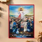  Các Thánh Tử Đạo Việt Nam - Tranh Công Giáo Đê Bàn & Treo Tường 