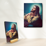  Tranh Gỗ Chúa Giêsu Cầu Nguyện 