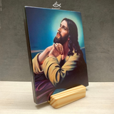  Tranh Gỗ Chúa Giêsu Cầu Nguyện 