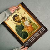  Tranh Kỷ Niệm Bổn Mạng Thánh Giuse – Tranh Gỗ Công Giáo Thiêng Liêng 