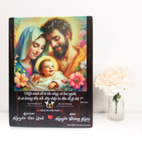  Quà Kỷ Niệm Ngày Cưới - Tranh kỷ niệm hôn phối đẹp tranh gỗ Công Giáo về hôn nhân 