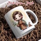  Hình Thánh Giuse In Ly Sứ Cao Cấp Beati 