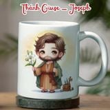  Hình Thánh Giuse In Ly Sứ Cao Cấp Beati 