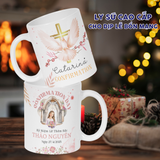  Ly Sứ In Hình Kỷ Niệm Lễ Thêm Sức Cho Bé Gái 