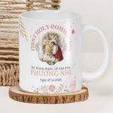  Ly Sứ In Hình Kỷ Niệm Lễ Xưng Tội – Rước Lễ Lần Đầu Cho Bé Gái 