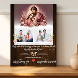  Quà Kỷ Niệm Ngày Cưới Tranh Gỗ Mừng Hôn Phối Biểu Tượng Tình Yêu Vĩnh Cửu 