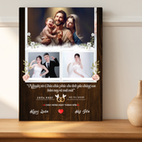  Quà Kỷ Niệm Ngày Cưới Tranh Gỗ Mừng Hôn Phối Biểu Tượng Tình Yêu Vĩnh Cửu 