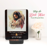  Quà Kỷ Niệm Cho Linh Mục - Tranh Gỗ Kỷ Niệm Hồng Ân Linh Mục 