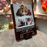  Quà Kỷ Niệm Ngày Cưới Cho Bạn Bè Món Quà Tranh Gỗ Công Giáo Hồng Ân Hôn Phối Ý Nghĩa 