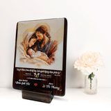  Quà kỷ niệm ngày cưới tranh gỗ Chúa chúc phúc đôi tân hôn 