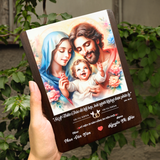  Quà Kỷ Niệm Ngày Cưới - Tranh gỗ Công Giáo kỷ niệm hôn nhân đẹp nhất 