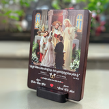  Quà kỷ niệm ngày cưới tranh gỗ Công Giáo quà tặng cưới ý nghĩa 