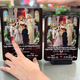  Quà kỷ niệm ngày cưới tranh gỗ Công Giáo quà tặng cưới ý nghĩa 