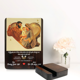  Quà kỷ niệm ngày cưới tranh gỗ hôn phối món quà chúc phúc ý nghĩa 