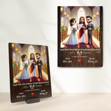  Quà kỷ Niệm ngày cưới tranh gỗ kỷ niệm hôn phối sang trọng 