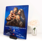  Quà kỷ Niệm ngày cưới tranh gỗ Thiên Chúa chúc phúc hôn nhân 