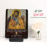  Tranh Kỷ Niệm Lãnh Nhận Bí Tích Rửa Tội Cho Bé - Quà Tặng chúc phúc cho ngày lễ rửa tội 