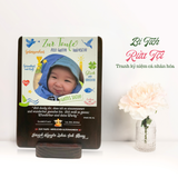  Quà Tặng Lễ Rửa Tội Tranh Kỷ Niệm Lãnh Nhận Bí Tích Rửa Tội Cho Bé 