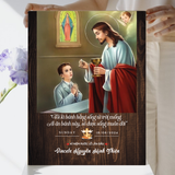  Tranh Kỷ Niệm Rước Lễ Lần Đầu - Quà Tặng Công Giáo Ý Nghĩa Cho Ngày Rước Lễ Lần Đầu 