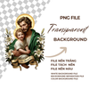  Thánh Giuse và Chúa Hài Đồng PNG - Thiết Kế Thăng Hoa Thanh Lịch - Bộ File PNG Chất Lượng Cao | Tải Ngay 