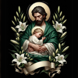  Thánh Giuse và Chúa Hài Đồng PNG - Thiết Kế Thăng Hoa Thanh Lịch - Bộ File PNG Chất Lượng Cao | Tải Ngay 