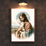  Tranh Treo Tường Thánh Tâm Chúa Giêsu - Tranh Công Giáo Nghệ Thuật, Ý Nghĩa Thiêng Liêng 