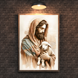  Tranh Treo Tường Thánh Tâm Chúa Giêsu - Tranh Công Giáo Nghệ Thuật, Ý Nghĩa Thiêng Liêng 