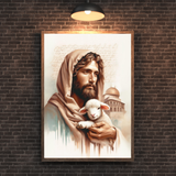  Tranh Treo Tường Thánh Tâm Chúa Giêsu - Tranh Công Giáo Nghệ Thuật, Ý Nghĩa Thiêng Liêng 