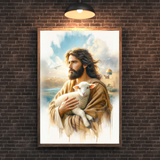  Tranh Treo Tường Thánh Tâm Chúa Giêsu - Tranh Công Giáo Nghệ Thuật, Ý Nghĩa Thiêng Liêng 