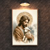  Tranh Treo Tường Thánh Tâm Chúa Giêsu - Tranh Công Giáo Nghệ Thuật, Ý Nghĩa Thiêng Liêng 