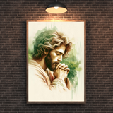  Tranh Treo Tường Chúa Giêsu Cầu Nguyện - Tranh Công Giáo Nghệ Thuật, Ý Nghĩa Thiêng Liêng 