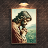  Tranh Treo Tường Chúa Giêsu Cầu Nguyện - Tranh Công Giáo Nghệ Thuật, Ý Nghĩa Thiêng Liêng 