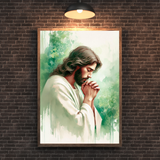  Tranh Treo Tường Chúa Giêsu Cầu Nguyện - Tranh Công Giáo Nghệ Thuật, Ý Nghĩa Thiêng Liêng 