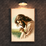  Tranh Treo Tường Chúa Giêsu Cầu Nguyện - Tranh Công Giáo Nghệ Thuật, Ý Nghĩa Thiêng Liêng 