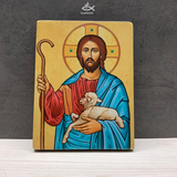  Tranh Gỗ Tranh Icon Chúa Chiên Lành M2 