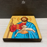  Tranh Gỗ Tranh Icon Chúa Chiên Lành M2 