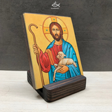  Tranh Gỗ Tranh Icon Chúa Chiên Lành M2 