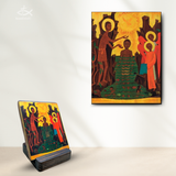  Tranh Gỗ Tranh Icon Chúa Giêsu Chịu Phép Rửa 