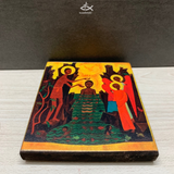  Tranh Gỗ Tranh Icon Chúa Giêsu Chịu Phép Rửa 