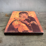 Tranh Gỗ Tranh Icon Đức Mẹ Vladimir 